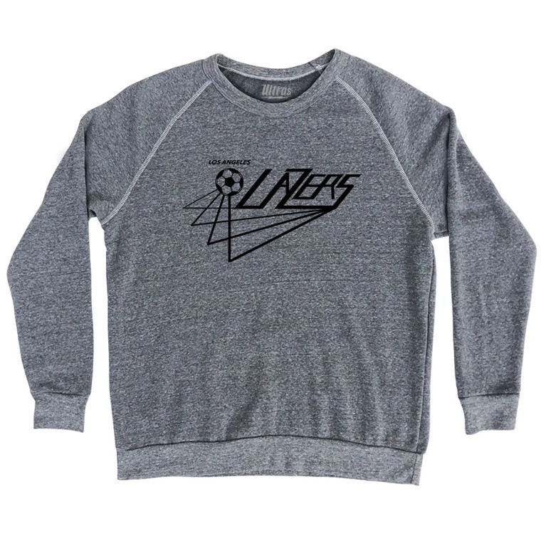 LA Lazers Inddor Soccer-Adult Tri-Blend Sweatshirt - Athletic Grey