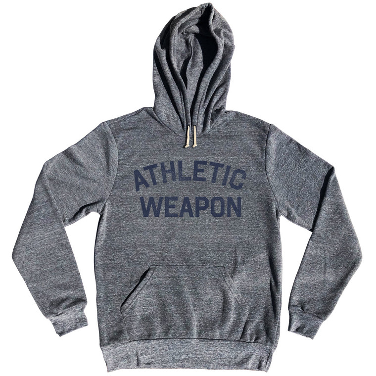 Athletic Weapon Tri-Blend Hoodie - Athletic Grey