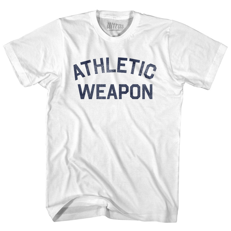 Athletic Weapon Youth Cotton T-shirt - White Athletic Weapon Youth Cotton T-shirt - White