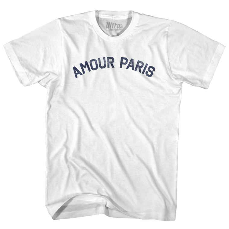 Amour Paris Adult Cotton T-shirt - White