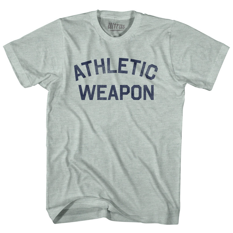 Athletic Weapon Adult Tri-Blend T-shirt - Athletic Cool Grey