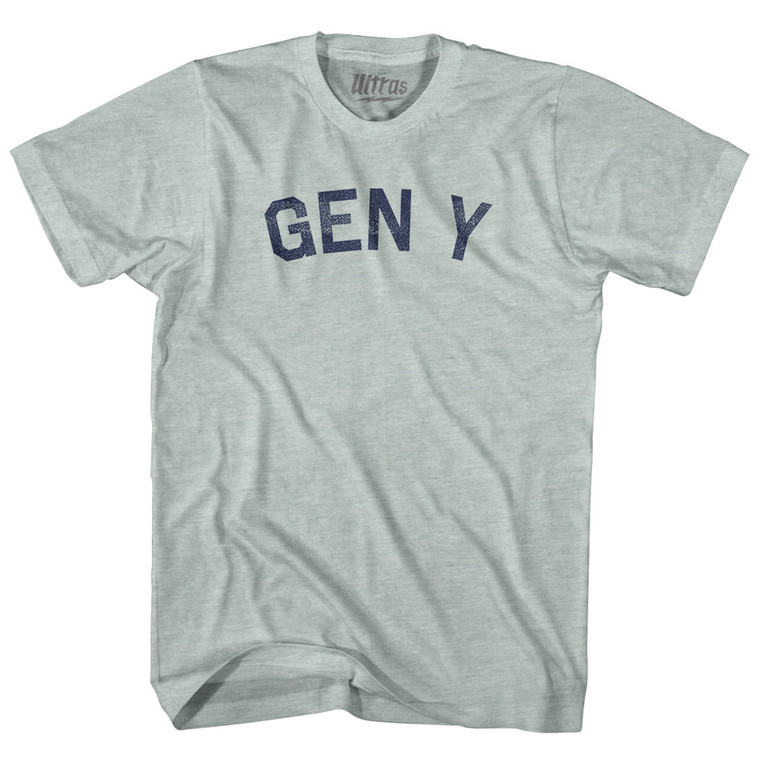 Gen Y Adult Tri-Blend T-shirt - Athletic Cool Grey