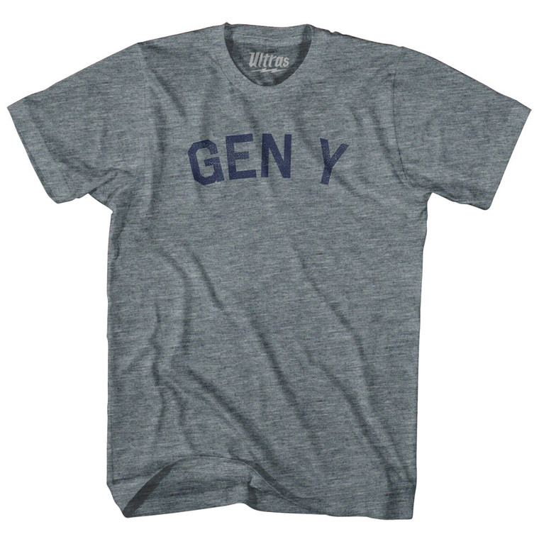 Gen Y Adult Tri-Blend T-shirt - Athletic Grey