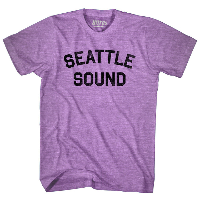Seattle Sound Adult Tri-Blend T-shirt - Athletic Purple