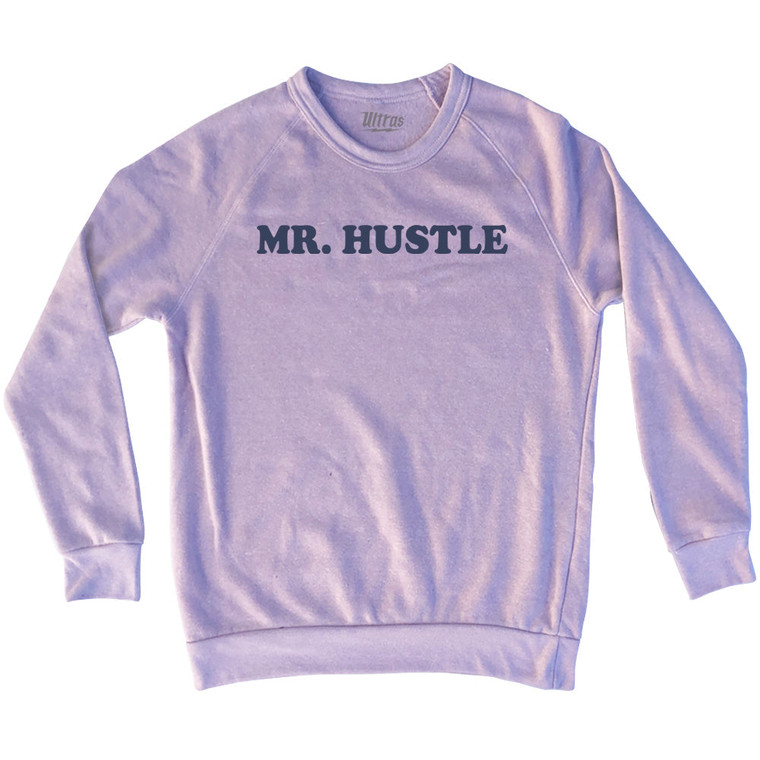 Mr Hustle Adult Tri-Blend Sweatshirt - Pink