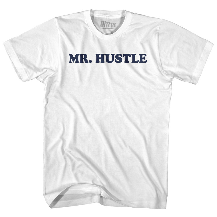 Mr Hustle Youth Cotton T-shirt - White