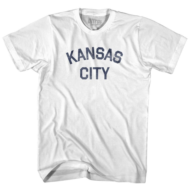Kansas City Womens Cotton Junior Cut T-Shirt - White