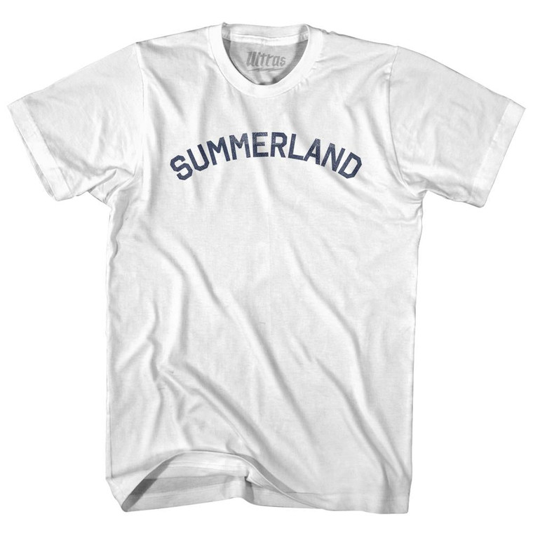 Summerland Adult Cotton T-Shirt - White