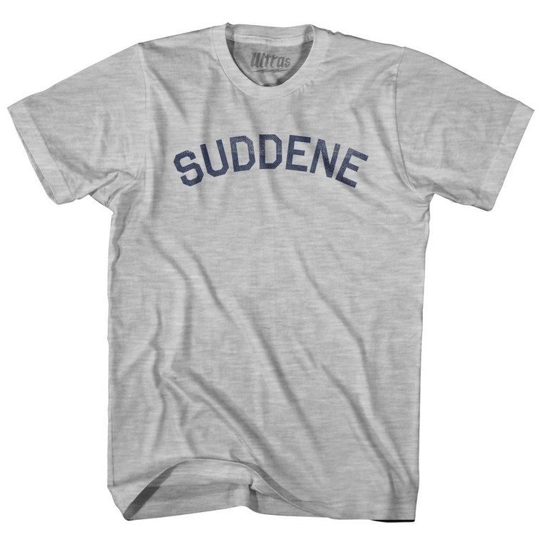 Suddene Adult Cotton T-Shirt - Grey Heather