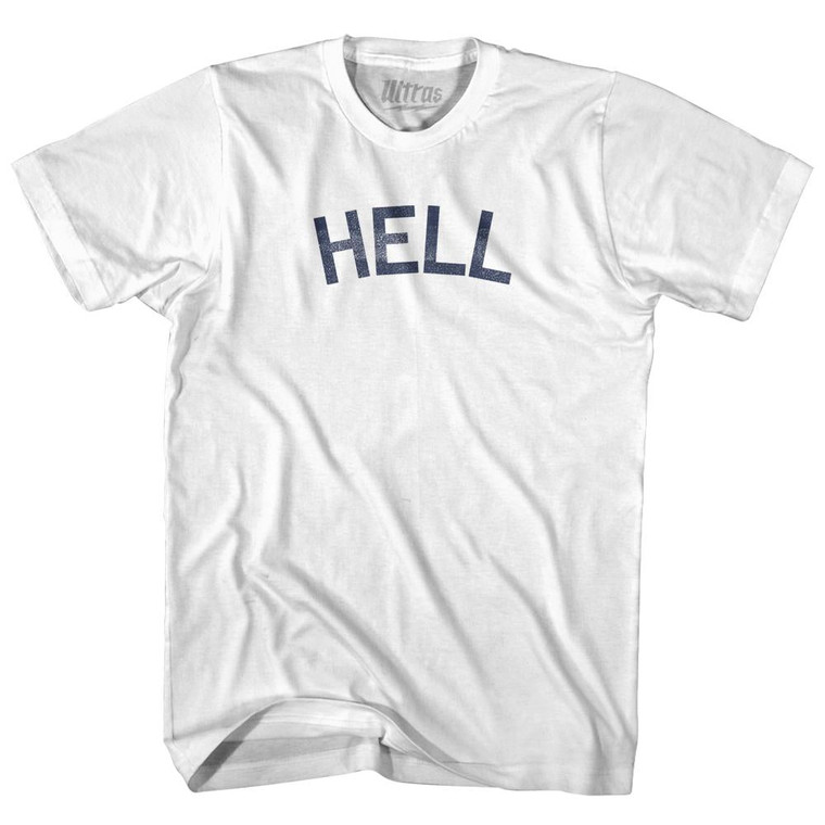 Hell Adult Cotton T-Shirt - White