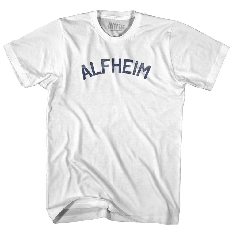 Alfheim Adult Cotton T-Shirt - White