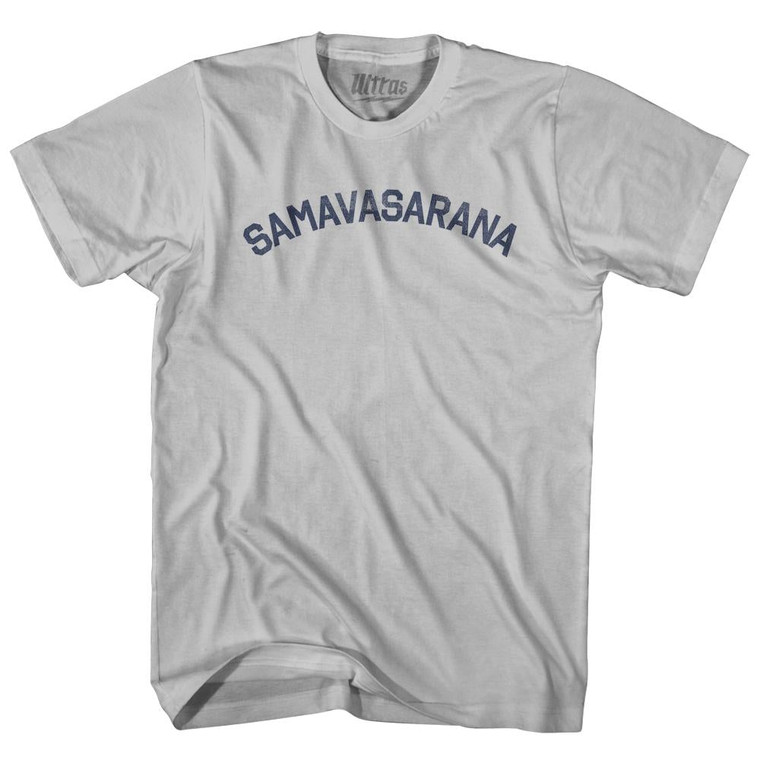 Samavasarana Adult Cotton T-Shirt - Cool Grey