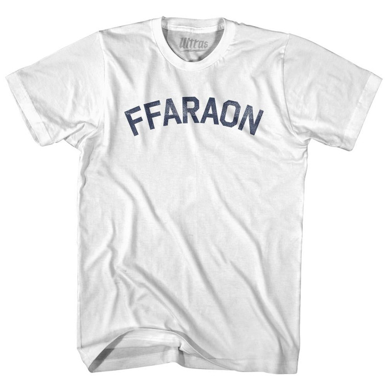 Ffaraon Adult Cotton T-Shirt-White
