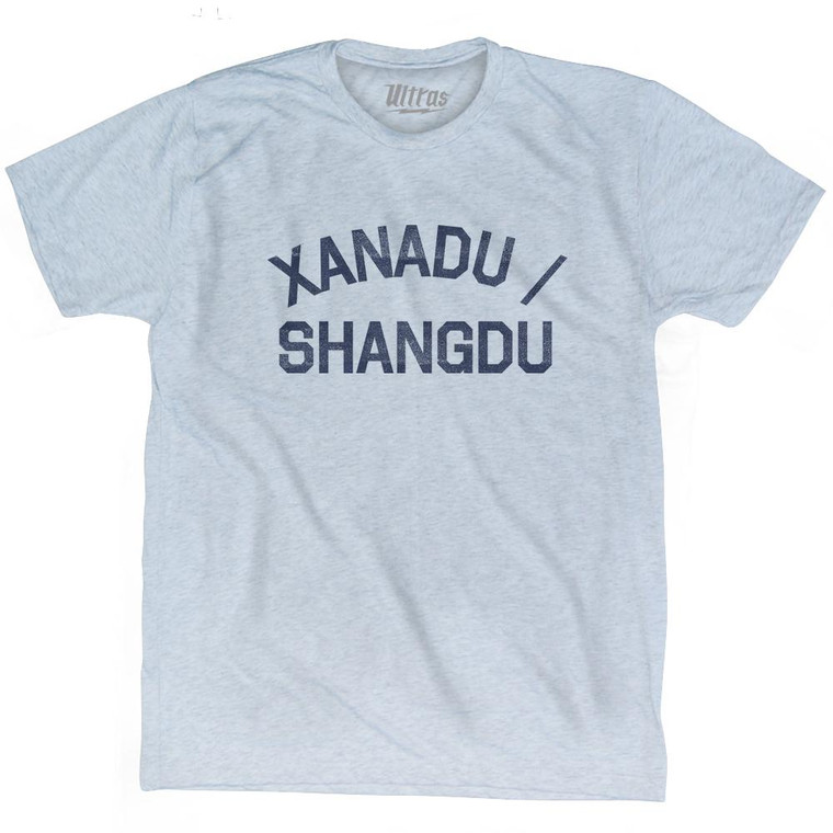Xanadu Shangdu Adult Tri-Blend T-Shirt - Athletic White