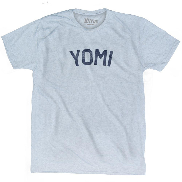 Yomi Adult Tri-Blend T-Shirt-Athletic White
