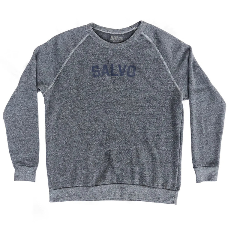 Salvo Adult Tri-Blend Sweatshirt - Athletic Grey
