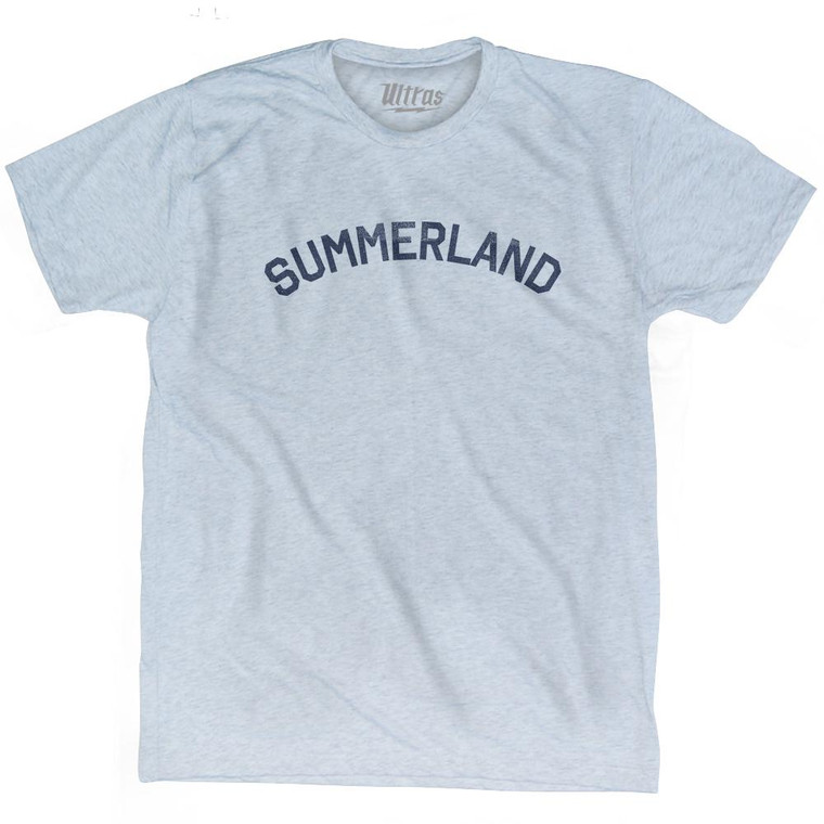 Summerland Adult Tri-Blend T-Shirt - Athletic White