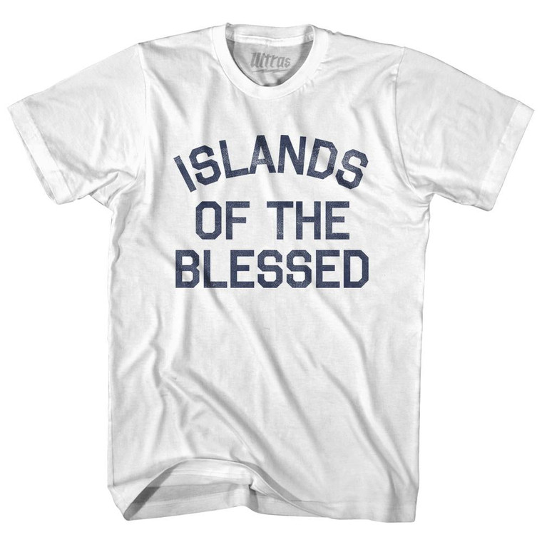 Islands Of The Blessed Womens Cotton Junior Cut T-Shirt - White