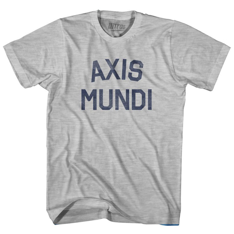 Axis Mundi Womens Cotton Junior Cut T-Shirt - Grey Heather