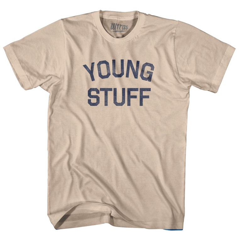 Young Stuff Adult Cotton T-Shirt - Creme