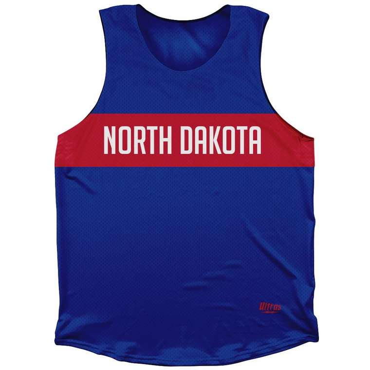 North Dakota Finish Line Athletic Tank Top - Blue