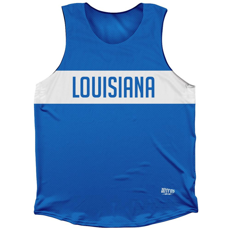 Louisiana Finish Line Athletic Tank Top - Blue