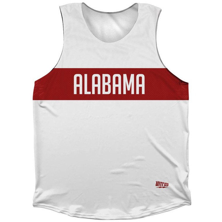 Alabama Finish Line Athletic Tank Top - White