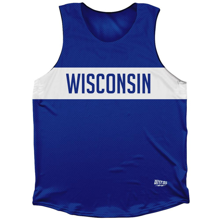 Wisconsin Finish Line Athletic Tank Top - Blue