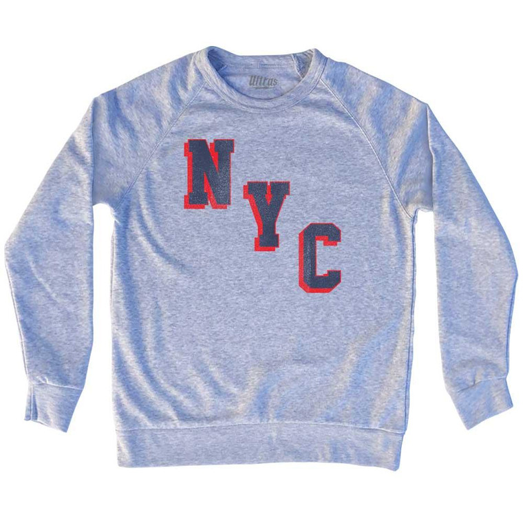 Nyc Miracle Adult Tri-Blend Sweatshirt - Heather Grey