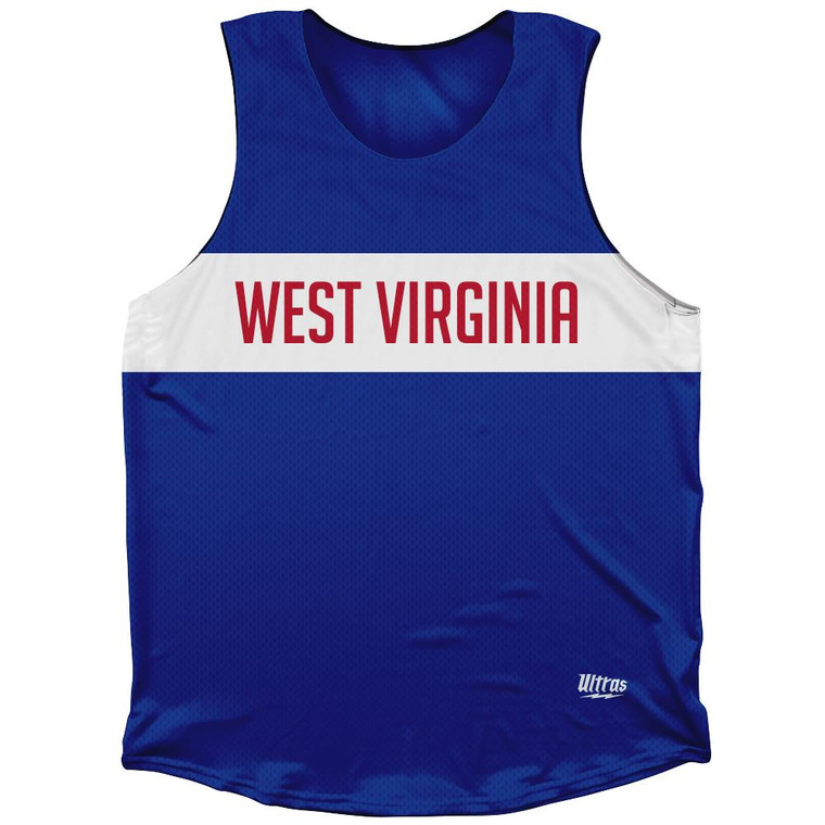 West Virginia Finish Line Athletic Tank Top - Blue