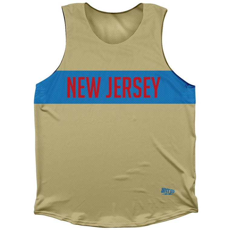 New Jersey Finish Line Athletic Tank Top - Yellow