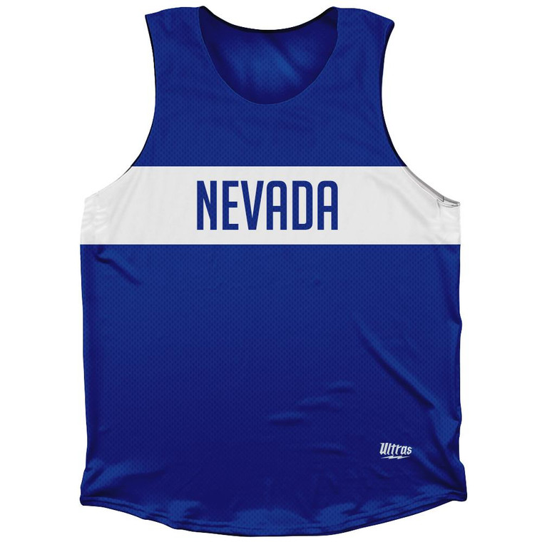 Nevada Finish Line Athletic Tank Top - Blue