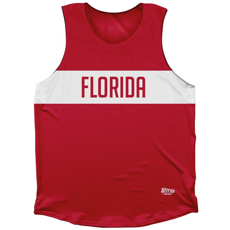 Florida Finish Line Athletic Tank Top-Red