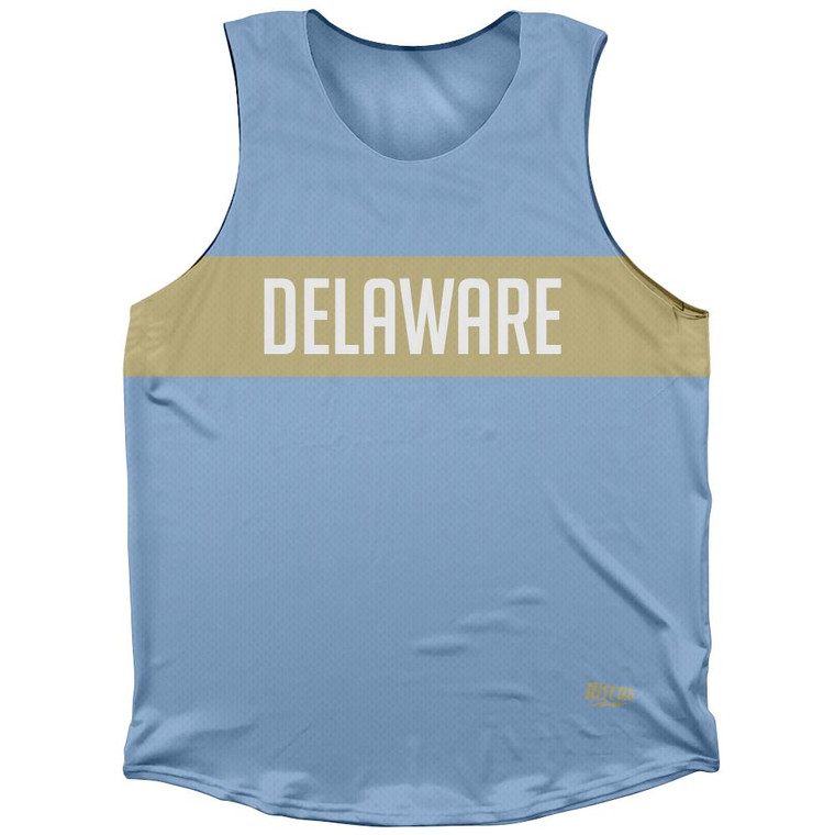 Delaware Finish Line Athletic Tank Top-Blue