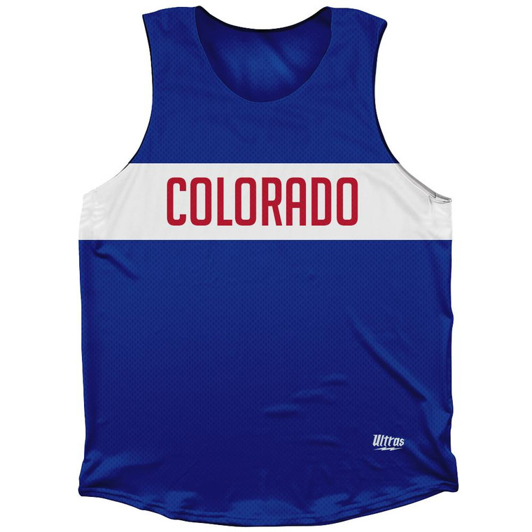 Colorado Finish Line Athletic Tank Top-Blue