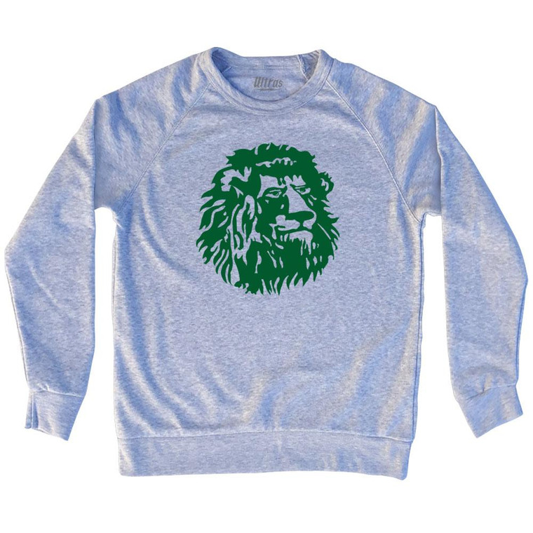 Cameroon Lion Adult Tri-Blend Sweatshirt - Heather Grey