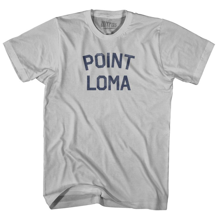 Point Loma Adult Cotton T-Shirt - Cool Grey