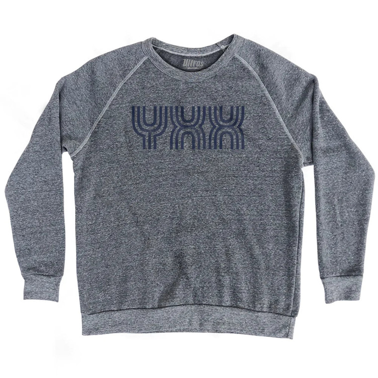 Abbotsford YXX Airport Adult Tri-Blend Sweatshirt - Athletic Grey