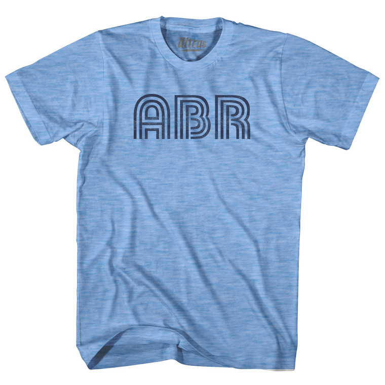 Aberdeen ABR Airport Adult Tri-Blend T-shirt - Athletic Blue