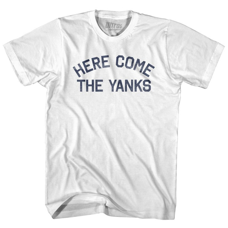 Here Come The Yanks Youth Cotton T-Shirt - White