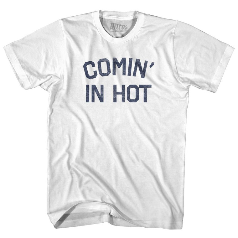 Comin In Hot Youth Cotton T-Shirt - White
