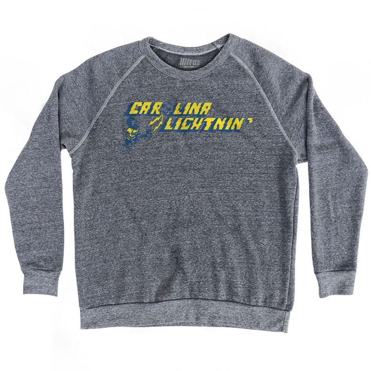 Carolina Lightnin Soccer Adult Tri-Blend Sweatshirt - Athletic Grey
