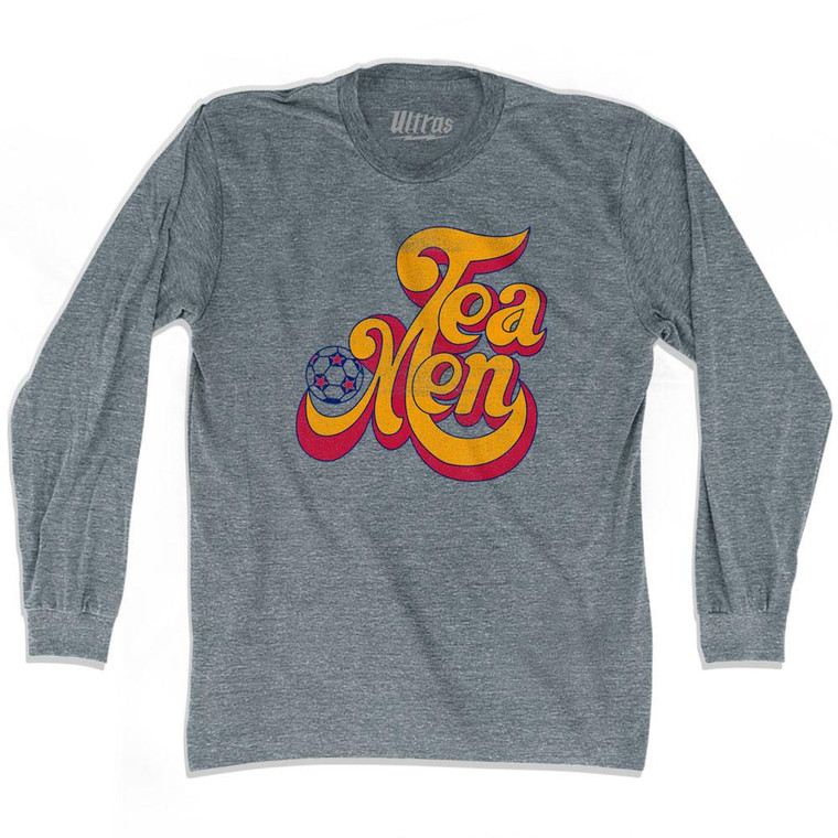 Tea Men Adult Tri-Blend Long Sleeve T-Shirt - Athletic Grey