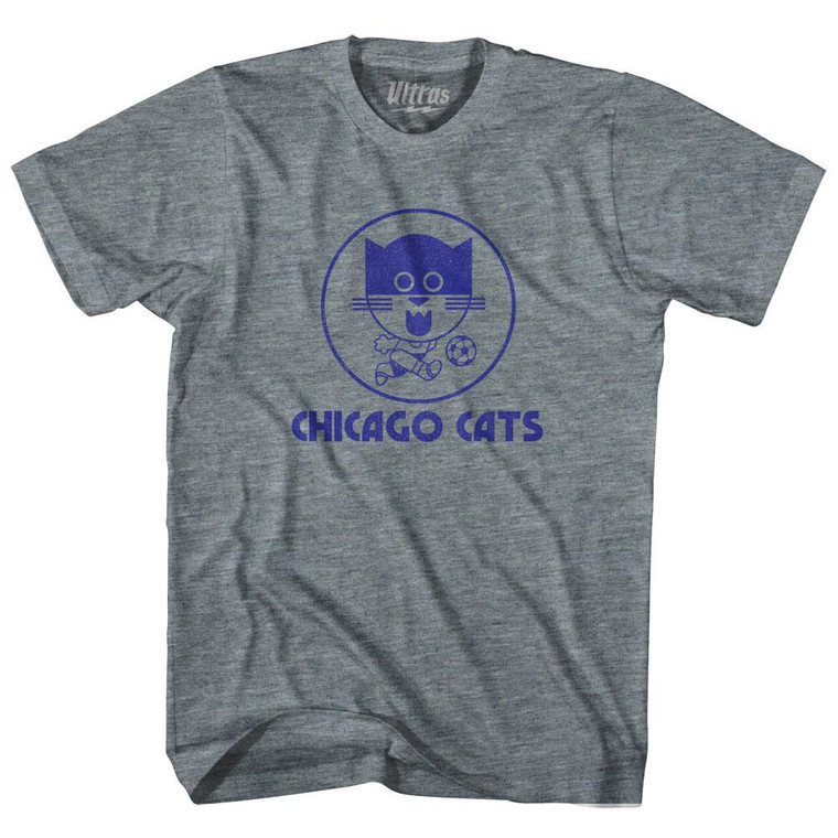 Chicago Cats Youth Tri-Blend T-Shirt - Athletic Grey