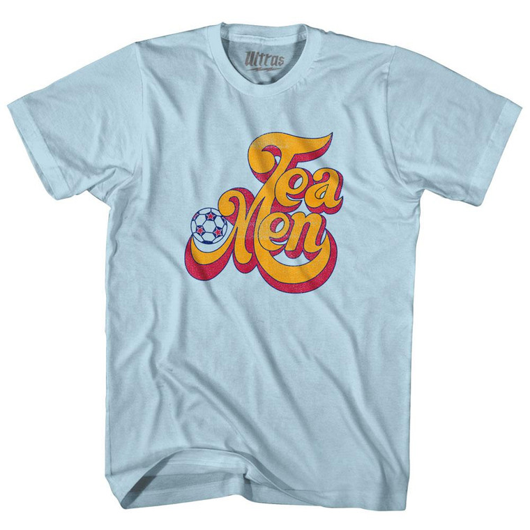 Tea Men Adult Cotton T-Shirt - Light Blue