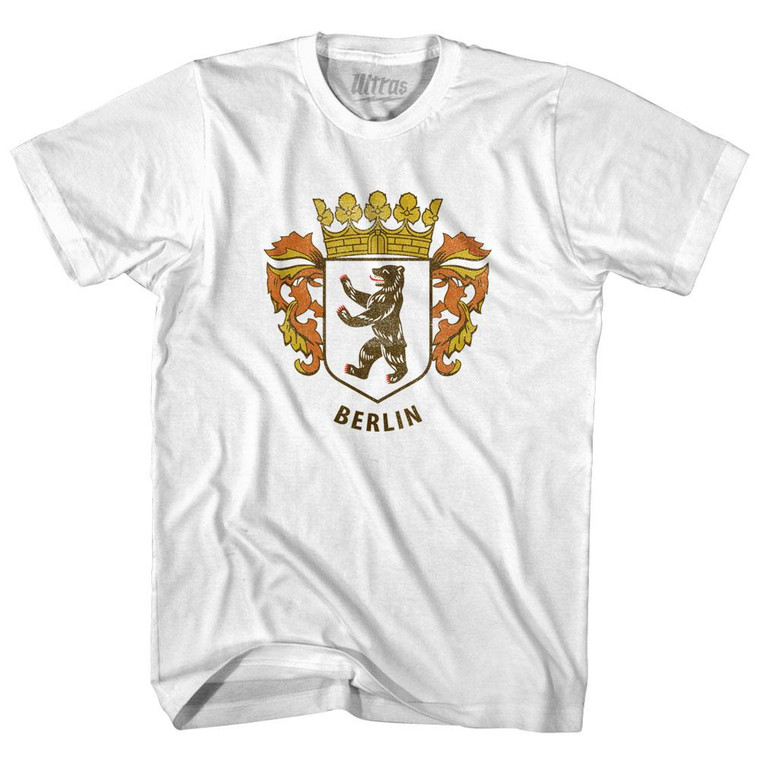 Berlin Coat Adult Cotton T-Shirt-White