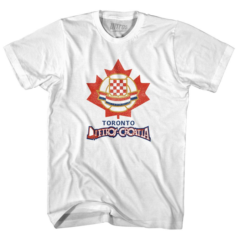 Toronto Metros Croatia Womens Cotton Junior Cut T-Shirt-White