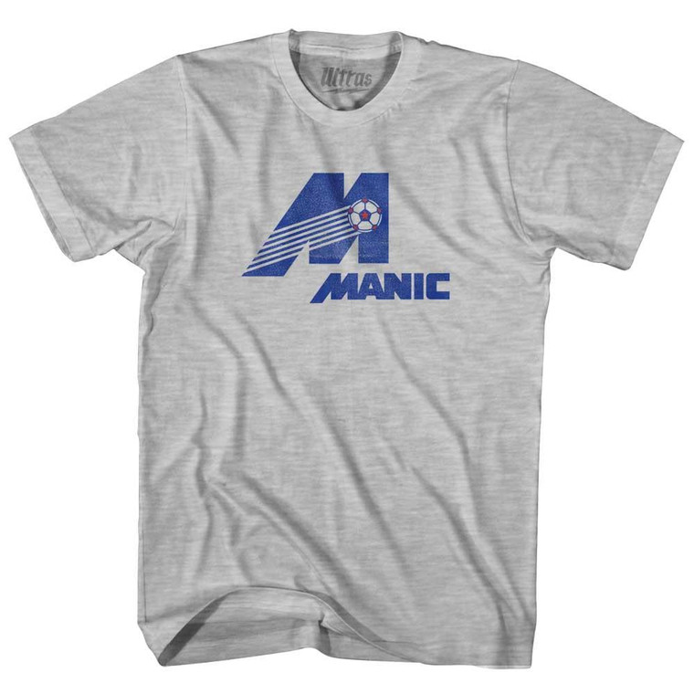 Montreal Manic Adult Cotton T-Shirt - Grey Heather