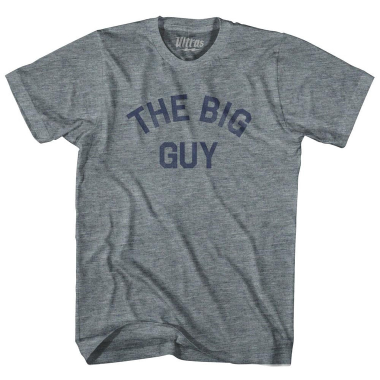The Big Guy Youth Tri-Blend T-Shirt-Athletic Grey