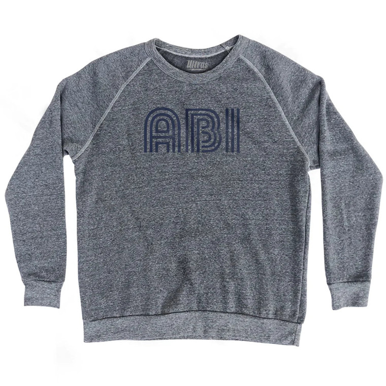 Abilene ABI Airport Adult Tri-Blend Sweatshirt - Athletic Grey